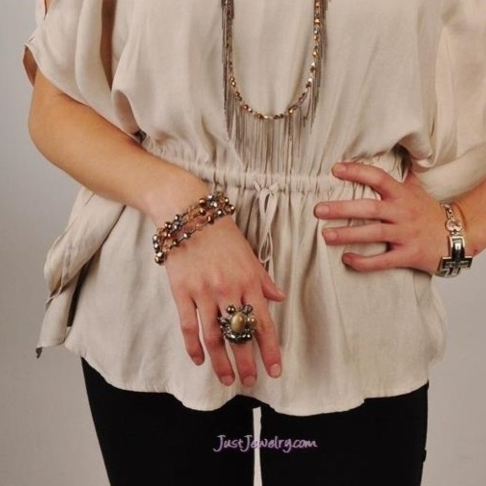 SKIPPING STONES RING - Picture 3 of 3